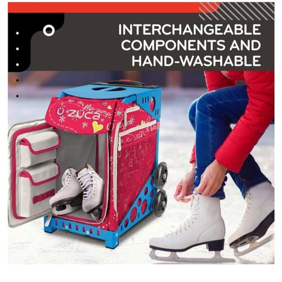 Zuca NEW Pet Carrier Bag Insert Travel Skating Sport Pockets Lightweight Aqua - Picture 16 of 16